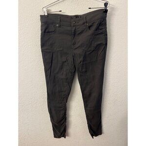 Prana Womens Black Mid-Rise Stretch Skinny Pants size 12
